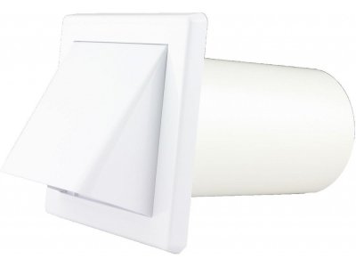 Větrací mřížka gravitační - klapka 150x150 GK/100 bílá  "AKČNÍ CENA BEZ SLEVY"