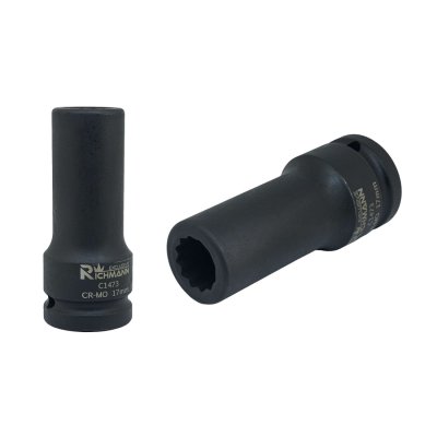 RICHMANN Hlavice nástrčná průmyslová prodloužená dvanáctihranná 3/4" | 17 mm