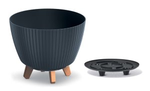 Květináč LAMIA 28,8 cm - barva: antracit