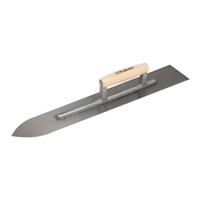 KUBALA Hladítko ocelové ostré s dřevěnou rukojetí | 90x600 mm