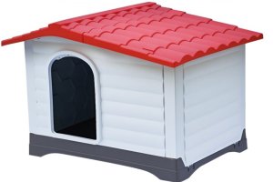 Max 424S plastová bouda pro psa červená 69 x 91,5 x 66 cm