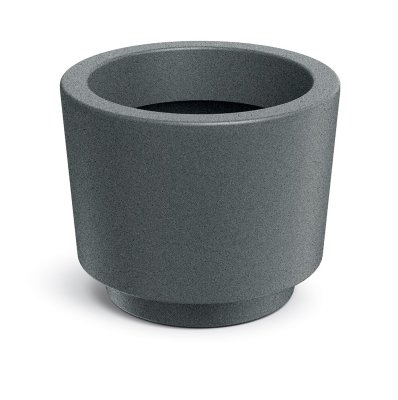 Květináč SPLITO ROUND 30 cm - barva: světlý granit
