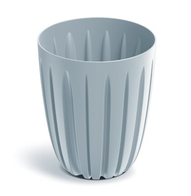 Květináč WARIO 23,6 cm - barva: světle šedá