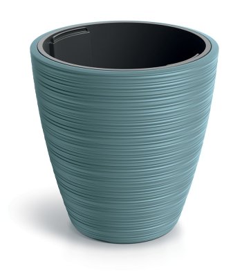 Květináč VENA ROUND 34,9 cm - barva: skandinávská modrá