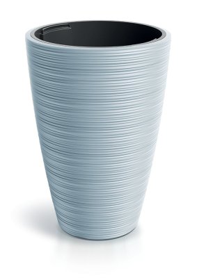 Květináč VENA ROUND 39 cm - barva: světle šedá