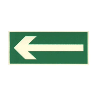 Tabulka plastová FL | Směrová šipka obdélníková oboustranná