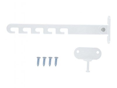 Rozpěra okenní stavitelná BÍLÁ 16x166mm
