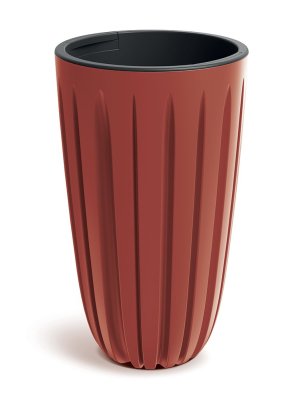 Květináč WARIO 29 cm - barva: retro červená