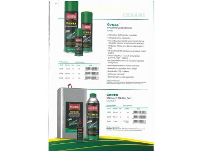 Olej na zbraně 100ml, Gunex spec.oil 100, Ballistol  23011