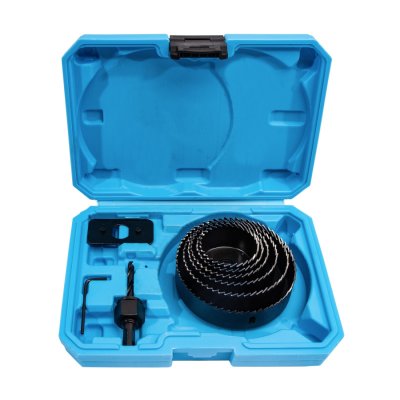 XTLINE Sada vykružovacích korunek 8 dílů | 51-102 mm, plastový box