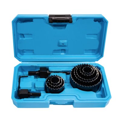 XTLINE Sada vykružovacích korunek 10 dílů | 19-64 mm, plastový box