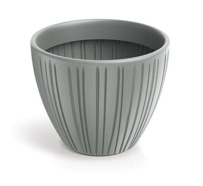Květináč FERO ROUND 40 cm - barva: betonová šedá