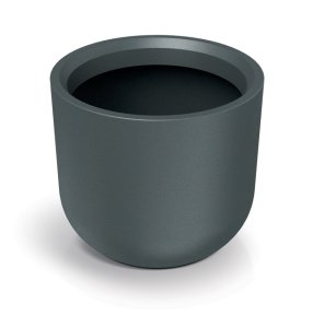 Květináč MOLTA ROUND HIGH 40 cm - barva: grafit