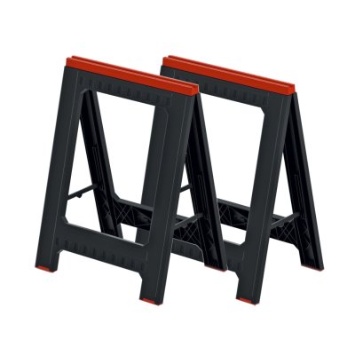 PROSPERPLAST Podstavec stavební (koza) TITAN STAND černý, 1bal/2ks | 580x50x793 mm