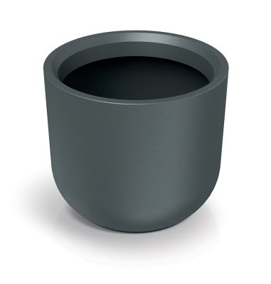 Květináč MOLTA ROUND HIGH 48 cm - barva: grafit