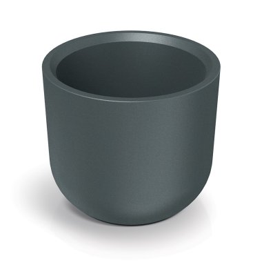 Květináč MOLTA ROUND HIGH 40 cm - barva: grafit