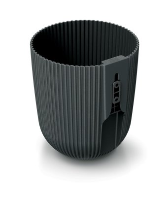 Květináč MILLY WALL 14,6 cm - barva: uhelná