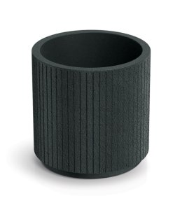 Květináč CORO ROUND 30 cm - barva: tmavě šedá