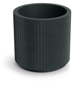 Květináč CORO ROUND 48 cm - barva: tmavě šedá