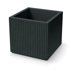 Květináč CORO SQUARE 48 cm - barva: tmavě šedá