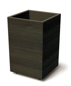 Květináč MADERA SQUARE ECO WOOD 38,5 cm - barva: kávová ECO