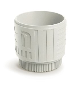 Květináč FOLKA ROUND 60 cm- barva: písková