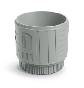 Květináč FOLKA ROUND 60 cm- barva: betonová šedá