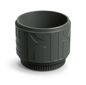 Květináč FOLKA ROUND 48 cm- barva: tmavě šedá