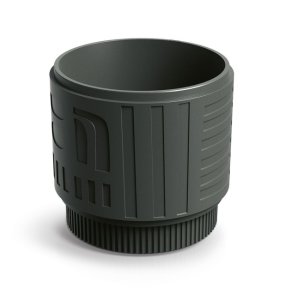 Květináč FOLKA ROUND 60 cm- barva: tmavě šedá