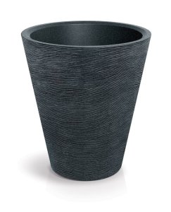 Květináč TUBRA ROUND 80 cm - barva: černý granit