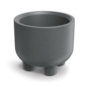 Květináč s nožiškami MOLTA ROUND 60 cm - barva: granitová šedá
