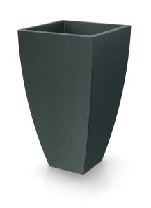 Květináč MOODA SQUARE 60 cm - barva: černý granit