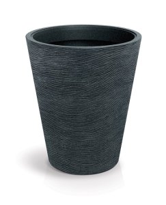 Květináč TUBRA ROUND 60 cm - barva: černý granit