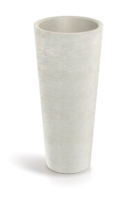 Květináč TUBRA ROUND SLIM 48 cm - barva: písková