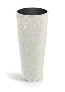 Květináč TUBRA ROUND SLIM 48 cm - barva: písková