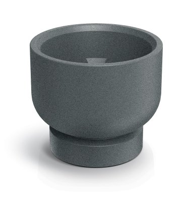 Květináč  MOLTA BASE ROUND 40 cm - barva: granitová šedá