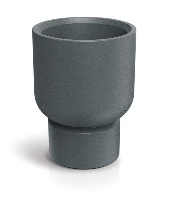 Květináč  MOLTA BASE ROUND MIDL 40 cm - barva: granitová šedá