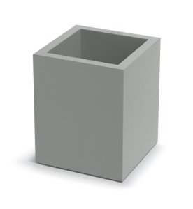 Květináč CUBLA SQUARE MIDL 29 cm - barva: betonová šedá