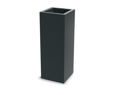 Květináč CUBLA SQUARE SLIM 29 cm - barva: tmavě šedá