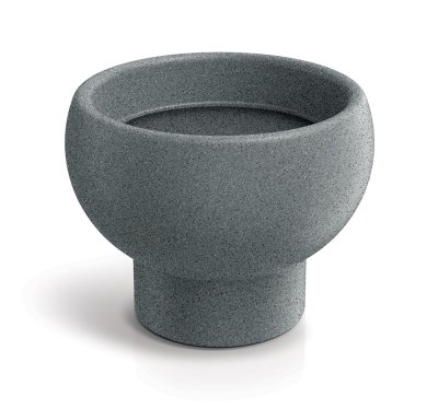 Květináč GANE 26 cm- barva: granitová šedá