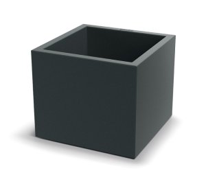 Květináč CUBLA SQUARE 47 cm - barva: tmavě šedá