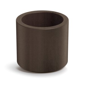 Květináč TUBLA ROUND 38 cm - barva: rezavě hnědá