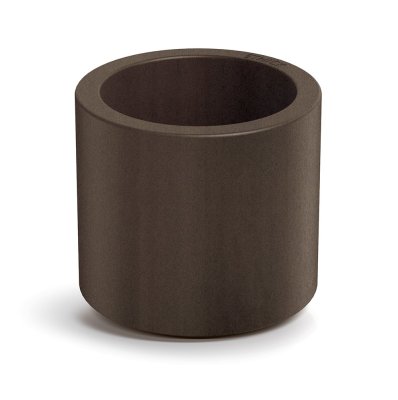 Květináč TUBLA ROUND 47 cm - barva: rezavě hnědá