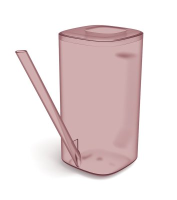 Konvička TUBI 1,6 l - barva: transparentní marsala