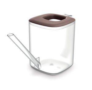 Konvička TUBI 1 l - barva: transparentní/marsala