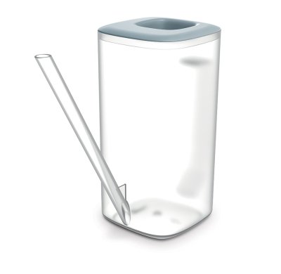 Konvička TUBI 1,6 l - barva: transparentní/světle šedá