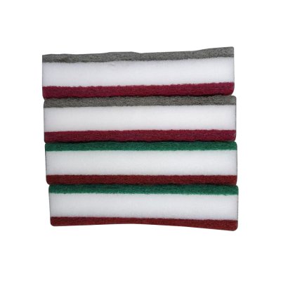 XTLINE Brusná houba měkká 1bal/4ks | 150x100x30 mm, zr. 80/120/240