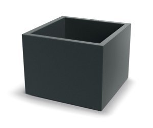 Květináč CUBLA SQUARE 58 cm - barva: tmavě šedá