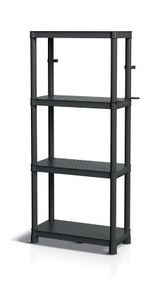 Regál STACKARO SOLID SMALL HD 580x280x1315 mm - barva: černá