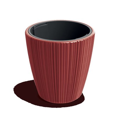 Květináč ORO 39 cm - barva: retro červená